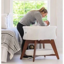 TruBliss Evi Smart Bassinet - White -Delta Children Sales Store GUEST 028c60aa 70e2 4c1c b0f1 8cc257dd6192