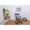 Gift Mark Children's Colonial Rocking Chair - Espresso