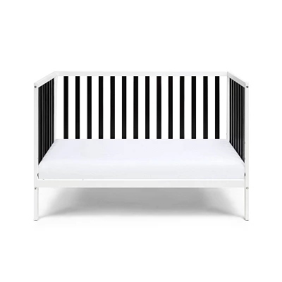 Baby Cache Deux Remi 3-in-1 Convertible Island Crib - White/Black 4 Baby Cache Deux Remi 3-in-1 Convertible Island Crib - White/Black - Image 4