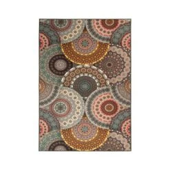 Bohemian Medallion Non-Slip Washable Indoor/ Outdoor Area Rug By Blue Nile Mills -Delta Children Sales Store GUEST 04159cc7 35b8 42a6 a963 4f25f9051289