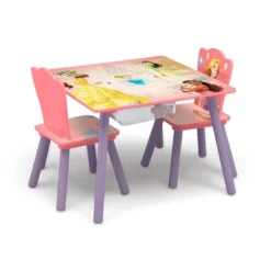 Delta Children Disney Princess Kids' Table And Chair Set With Storage (2 Chairs Included) - Greenguard Gold Certified - 3ct -Delta Children Sales Store GUEST 0641478c 7118 4188 9a28 d77085ffaaf5