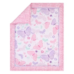 The Peanutshell Butterfly Song Crib Bedding Set For Baby Girls, 3-Piece Nursery Set In Pink|Purple -Delta Children Sales Store GUEST 06e5722c b69c 4fb2 bd2c 3e7fce45653c