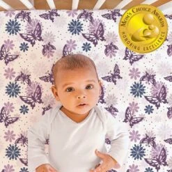 The Peanutshell Fitted Crib Sheets - Purple Butterfly And Purple Ditsy Floral - 2pk 5 The Peanutshell Fitted Crib Sheets - Purple Butterfly And Purple Ditsy Floral - 2pk -Delta Children Sales Store GUEST 0747f4b1 b042 4b0b 99d4 00416c78edc9