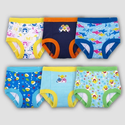 Toddler Boys' Baby Shark 6pk Training Underwear 6 Toddler Boys' Baby Shark 6pk Training Underwear - Image 6