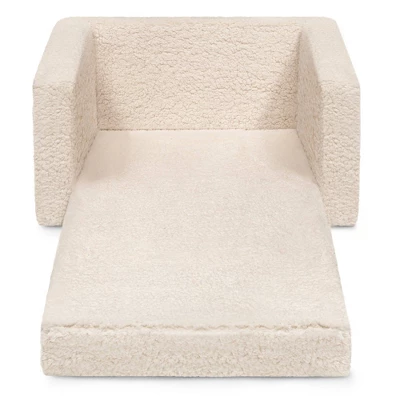Delta Children Kids' Cozee Flip-Out Sherpa 2-in-1 Convertible Chair 8 Delta Children Kids' Cozee Flip-Out Sherpa 2-in-1 Convertible Chair - Image 8