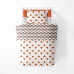 Bacati - Foxes Orange Gray 3 Pc Toddler Bed Sheet Set -Delta Children Sales Store GUEST 10efac0e 2d23 4789 b03a 431bd275d86a