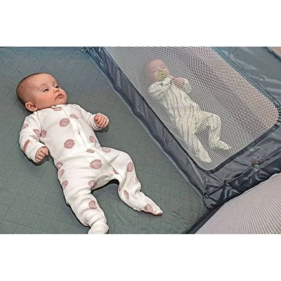 Romp & Roost LUXE Nest Waterproof Fitted Sheet With Divider For Twin Babies 2 Romp & Roost LUXE Nest Waterproof Fitted Sheet With Divider For Twin Babies - Image 2
