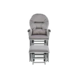 Suite Bebe Madison Glider And Ottoman - Gray Wood And Light Cloud Gray Fabric -Delta Children Sales Store GUEST 1520665d f55c 4805 afc7 a246199d9133