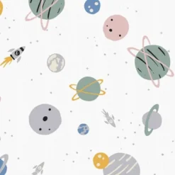 Love To Dream Designer Collection Adaptive Swaddle Wrap - Lite Space White - S