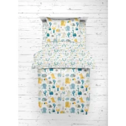 Bacati - Little Dino Boys Teal/Yellow Muslin 5 Pc Toddler Bedding Set With Dec Pillow 15 Bacati - Little Dino Boys Teal/Yellow Muslin 5 Pc Toddler Bedding Set With Dec Pillow -Delta Children Sales Store GUEST 17f988a4 8081 4a5a adfc dc01dfe582a6