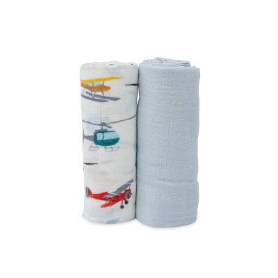 Little Unicorn Deluxe Muslin Swaddle Blanket - 2pk 2 Little Unicorn Deluxe Muslin Swaddle Blanket - 2pk - Image 2