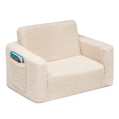 Delta Children Kids' Cozee Flip-Out Sherpa 2-in-1 Convertible Chair 3 Delta Children Kids' Cozee Flip-Out Sherpa 2-in-1 Convertible Chair - Image 3