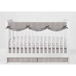 Bacati - Love Aztec Design/Print Gray/Silver 6 Pc Crib Bedding Set With Long Rail Guard Cover 18 Bacati - Love Aztec Design/Print Gray/Silver 6 Pc Crib Bedding Set With Long Rail Guard Cover -Delta Children Sales Store GUEST 289110bb 8771 4ea7 9586 74d12952a21b