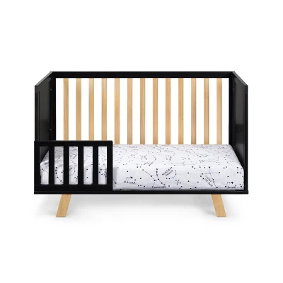 Suite Bebe Livia 3-in-1 Convertible Island Crib - Black/Natural 3 Suite Bebe Livia 3-in-1 Convertible Island Crib - Black/Natural - Image 3