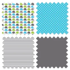 Bacati - Elephants Aqua/Lime/Gray 3 Pc Crib Bedding Set -Delta Children Sales Store GUEST 2ccc38d1 6592 48ce b8cf 156d4d950fe2