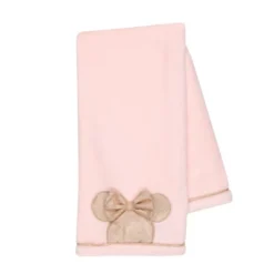 Lambs & Ivy Disney Baby Pink/Rose Gold MINNIE MOUSE Appliqued Baby Blanket -Delta Children Sales Store GUEST 2e0a4fba dde1 429d 8ac3 524de8c0e85d