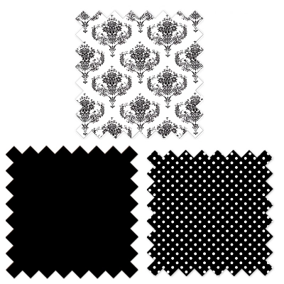 Bacati - Classic Damask White/black Laundry Hamper With Wooden Frame 3 Bacati - Classic Damask White/black Laundry Hamper With Wooden Frame - Image 3