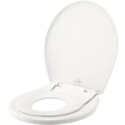 Mayfair By Bemis Little2Big Never Loosens Round Plastic Children's Potty Training Toilet Seat With Slow Close Hinge - White -Delta Children Sales Store GUEST 335acd3e 9423 49b1 81cc 4d1b22de622a