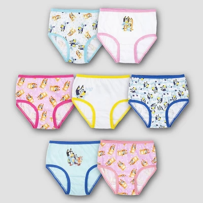 Toddler Girls' 7pk Bluey Classic Briefs - Colors May Vary 3 Toddler Girls' 7pk Bluey Classic Briefs - Colors May Vary - Image 3