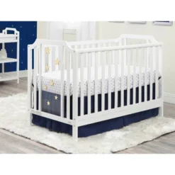 Suite Bebe Celeste 3-in-1 Convertible Island Crib - White