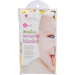 MiracleWare Muslin Security Blanket - 2pk