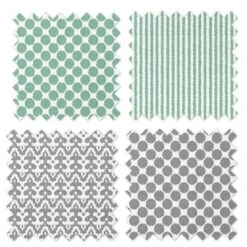 Bacati - Ikat Mint/Gray Dots/Stripes Swaddling Muslin Blankets Set Of 4 7 Bacati - Ikat Mint/Gray Dots/Stripes Swaddling Muslin Blankets Set Of 4 -Delta Children Sales Store GUEST 383b7d60 e525 48f9 a5d4 dc1093966e5b