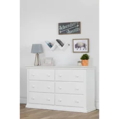 Suite Bebe Celeste 6 Drawer Double Dresser - White -Delta Children Sales Store GUEST 3b05266a 5ed5 4857 9070 9c047119f551