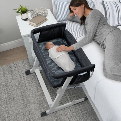 BabyGap By Delta Children Whisper Bedside Bassinet Sleeper With Breathable Mesh And Adjustable Heights - Made With Sustainable Materials 1 BabyGap By Delta Children Whisper Bedside Bassinet Sleeper With Breathable Mesh And Adjustable Heights - Made With Sustainable Materials
