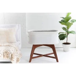 TruBliss Evi Smart Bassinet - White -Delta Children Sales Store GUEST 433a227e 49e9 476b 9d3a 805da688411f