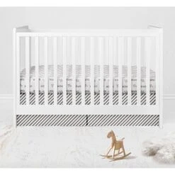 Bacati - Love Aztec Design/Print Gray/Silver 6 Pc Crib Bedding Set With Long Rail Guard Cover 15 Bacati - Love Aztec Design/Print Gray/Silver 6 Pc Crib Bedding Set With Long Rail Guard Cover -Delta Children Sales Store GUEST 44418add 842b 487c 90cf 8fdebcd49ffc