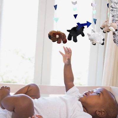 The Peanutshell Woodland Trail Musical Baby Crib Mobile, Forest Animal Theme 2 The Peanutshell Woodland Trail Musical Baby Crib Mobile, Forest Animal Theme - Image 2