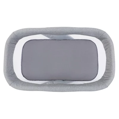 Baby Trend Quick-Fold 2-in-1 Rocking Portable Bassinet - Shadow Stone Gray 4 Baby Trend Quick-Fold 2-in-1 Rocking Portable Bassinet - Shadow Stone Gray - Image 4