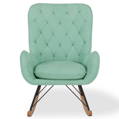 Baby Relax Zander Rocker Chair With Side Storage Pockets Teal 1 Baby Relax Zander Rocker Chair With Side Storage Pockets Teal