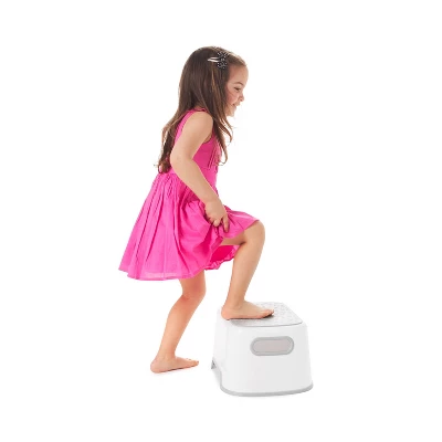 OXO Toilet Step Stool - Gray 4 OXO Toilet Step Stool - Gray - Image 4
