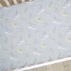 Lambs & Ivy Disney Baby Cozy Friends Winnie The Pooh Fitted Crib Sheet - Gray
