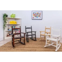 Gift Mark Slat Rocking Chair - Cherry -Delta Children Sales Store GUEST 5ac28193 e67c 45c0 99dc 738b1f1a0853 1