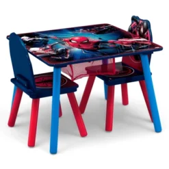 Delta Children Spider-Man Kids' Table And Chair Set With Storage (2 Chairs Included) - Greenguard Gold Certified - 3ct -Delta Children Sales Store GUEST 5bc9193f e81e 4aa4 93ec 8d8bd63b93d0