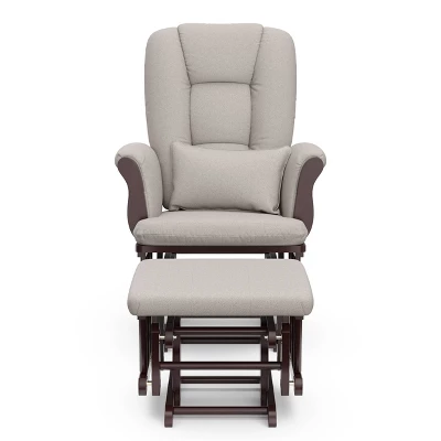 Storkcraft Tuscany Espresso Frame Glider And Ottoman 2 Storkcraft Tuscany Espresso Frame Glider And Ottoman - Image 2