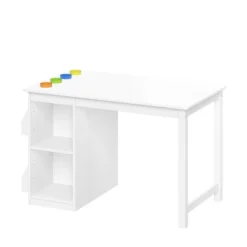 Kids' Art Activity Table With Storage White - RiverRidge Home