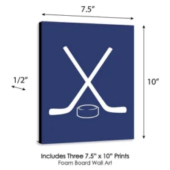 Big Dot Of Happiness Shoots And Scores - Hockey - Sports Themed Nursery Wall Art, Kids Room Decor & Game Room Decor - 7.5 X 10 Inches -Set Of 3 Prints -Delta Children Sales Store GUEST 60a7ce55 483a 4261 a2d7 d30bf5e26428