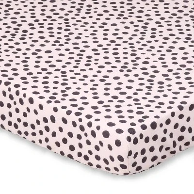 The Peanutshell Fitted Playard Sheets For Baby Girls' - Pink Cheetah Animal Print - 2pk 2 The Peanutshell Fitted Playard Sheets For Baby Girls' - Pink Cheetah Animal Print - 2pk - Image 2