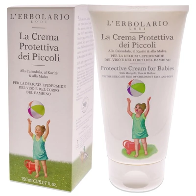 L'Erbolario Protective Cream For Babies - Body Cream For Dry Skin - 5.07 Oz 2 L'Erbolario Protective Cream For Babies - Body Cream For Dry Skin - 5.07 Oz - Image 2