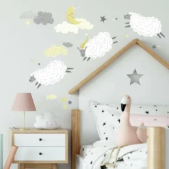 RoomMates Counting Sheep Peel And Stick Wall Decal -Delta Children Sales Store GUEST 61ecce87 55d6 4eb9 b85b 780c1f542b2d