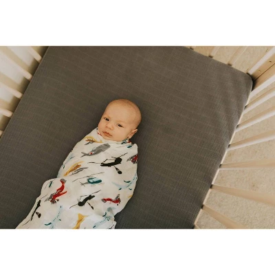 Little Unicorn Deluxe Muslin Swaddle Blanket - 2pk 4 Little Unicorn Deluxe Muslin Swaddle Blanket - 2pk - Image 4