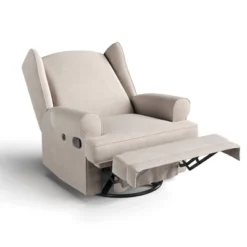 Storkcraft Serenity Wingback Upholstered Reclining Glider With USB Charging Port 14 Storkcraft Serenity Wingback Upholstered Reclining Glider With USB Charging Port -Delta Children Sales Store GUEST 68f427d4 5c92 42cb 89e2 f6f2b9823b8d