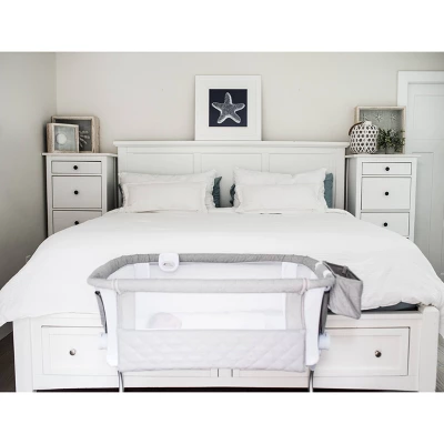 Baby Delight Beside Me Dreamer Deluxe Bassinet And Bedside Sleeper - Quilted Pebble Gray 7 Baby Delight Beside Me Dreamer Deluxe Bassinet And Bedside Sleeper - Quilted Pebble Gray - Image 7