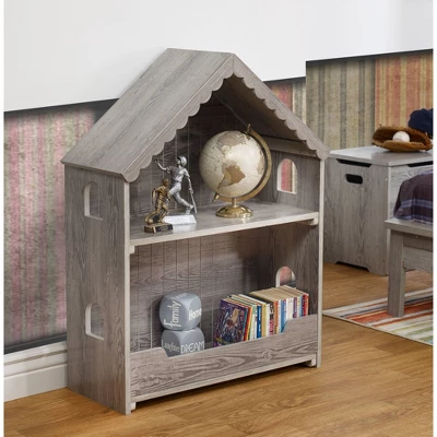 Sorelle Sweet Home Bookcase Crib - Panel Gray 1 Sorelle Sweet Home Bookcase Crib - Panel Gray