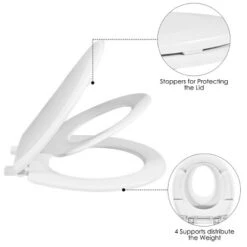 Toddlers & Adult Round Toilet Seat With Built-in Potty Training Seat Slow-Close -Delta Children Sales Store GUEST 71fa4a9a 79df 4e5b 828c 9b49649071a0