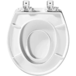 Mayfair By Bemis Little2Big Never Loosens Round Plastic Children's Potty Training Toilet Seat With Slow Close Hinge - White -Delta Children Sales Store GUEST 723c665d d334 435a 977c 2e5ff2fd4f7f