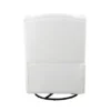 SECOND STORY HOME Hemingway Swivel Recliner Chair - White